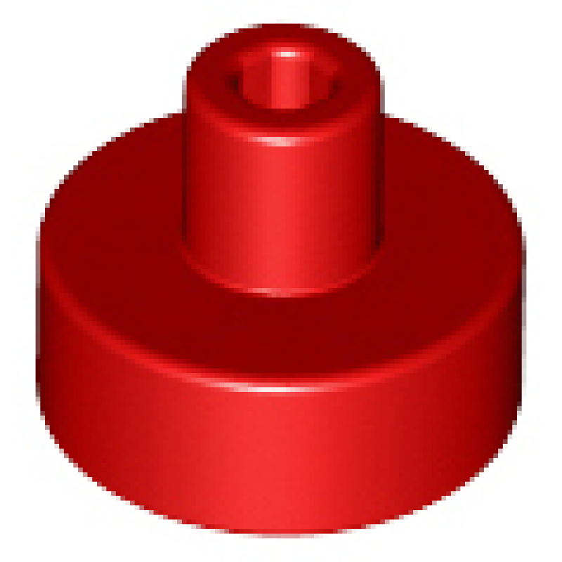 Tegel, Rond 1x1 met pin Red